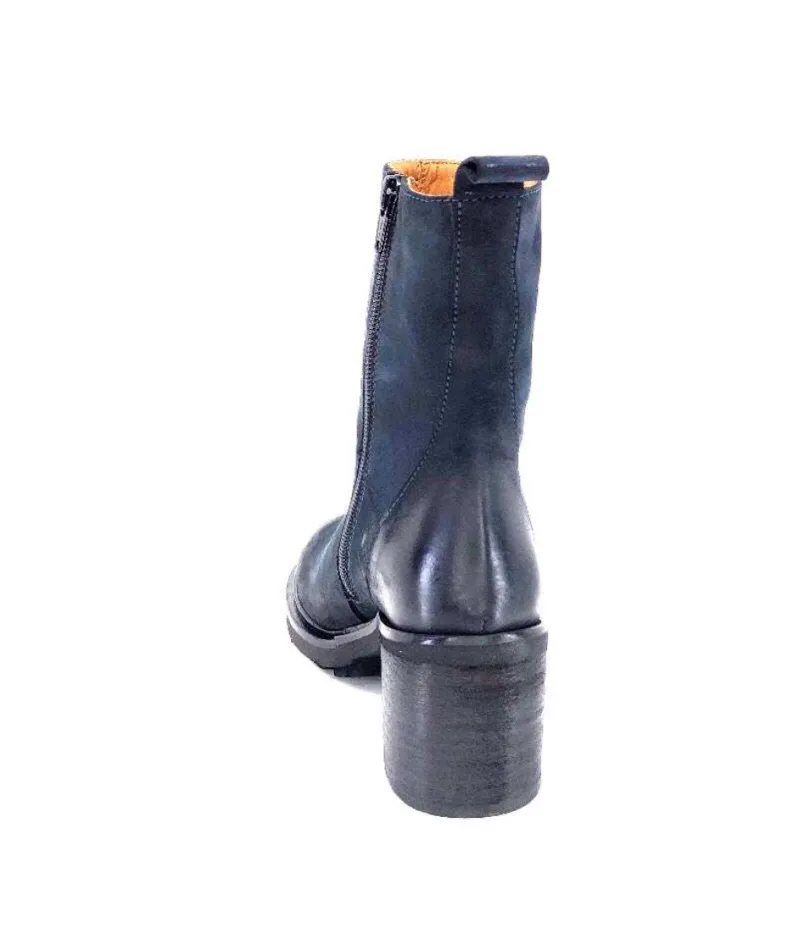 Ivoire 7753 Cuir Daim Bleu Marine*Ivoire0156 Outlet