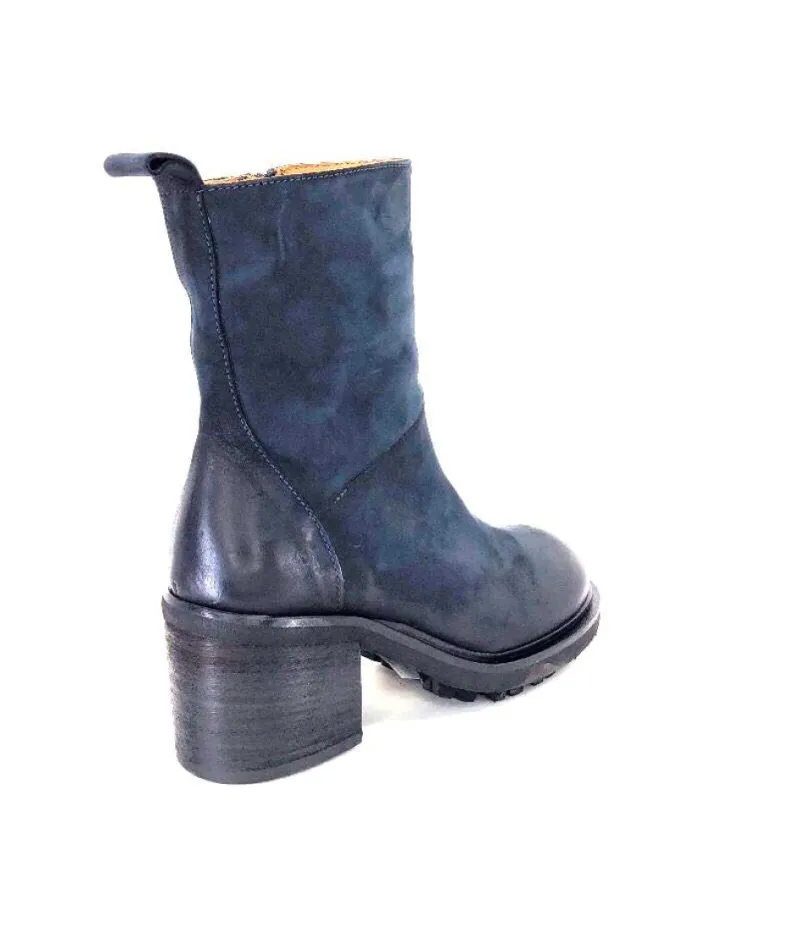 Ivoire 7753 Cuir Daim Bleu Marine*Ivoire0156 Outlet