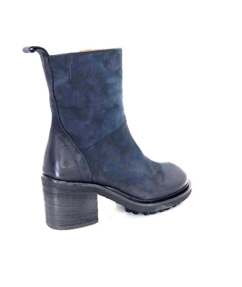 Ivoire 7753 Cuir Daim Bleu Marine*Ivoire0156 Outlet
