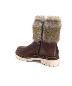 Ivoire 108523 Cuir Graine Marron*Ivoire-354 New