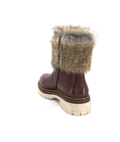 Ivoire 108523 Cuir Graine Marron*Ivoire-354 New