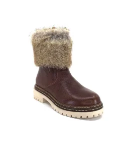 Ivoire 108523 Cuir Graine Marron*Ivoire-354 New