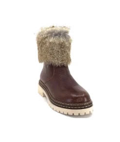 Ivoire 108523 Cuir Graine Marron*Ivoire-354 New