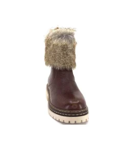 Ivoire 108523 Cuir Graine Marron*Ivoire-354 New