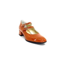 Ivoire 914 Cuir Vernis Marrone Orange*Ivoire0330 Discount