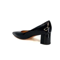 Ivoire 1601 Cuir Vernis Noir*franco russo napoli fgr New