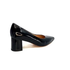 Ivoire 1601 Cuir Vernis Noir*franco russo napoli fgr New