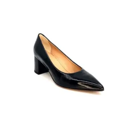 Ivoire 1601 Cuir Vernis Noir*franco russo napoli fgr New