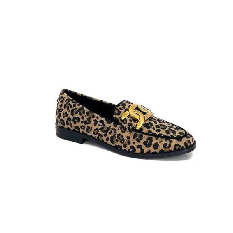 Ivoire 2200127-1225 Daim Taupe Imprime Leo*Ivoire0317a New