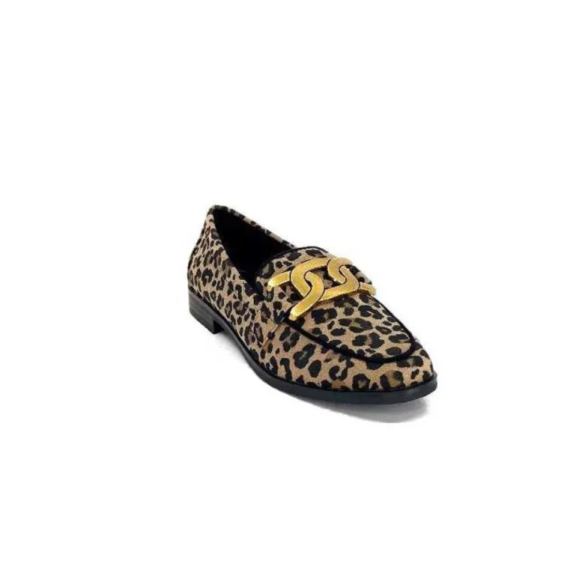 Ivoire 2200127-1225 Daim Taupe Imprime Leo*Ivoire0317a New