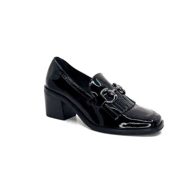 Ivoire 78006 Fortunato Cuir Vernis Noir*Ivoire0236a Outlet