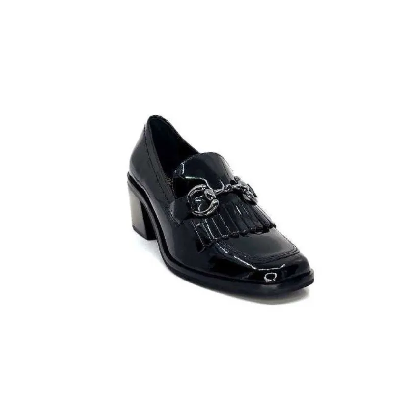 Ivoire 78006 Fortunato Cuir Vernis Noir*Ivoire0236a Outlet