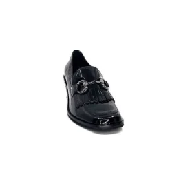 Ivoire 78006 Fortunato Cuir Vernis Noir*Ivoire0236a Outlet