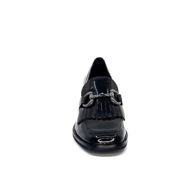 Ivoire 78006 Fortunato Cuir Vernis Noir*Ivoire0236a Outlet