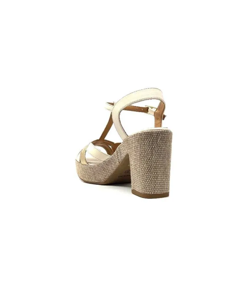Ivoire 2131 Vera Cuir Creme Dore*Ivoire0551 Clearance