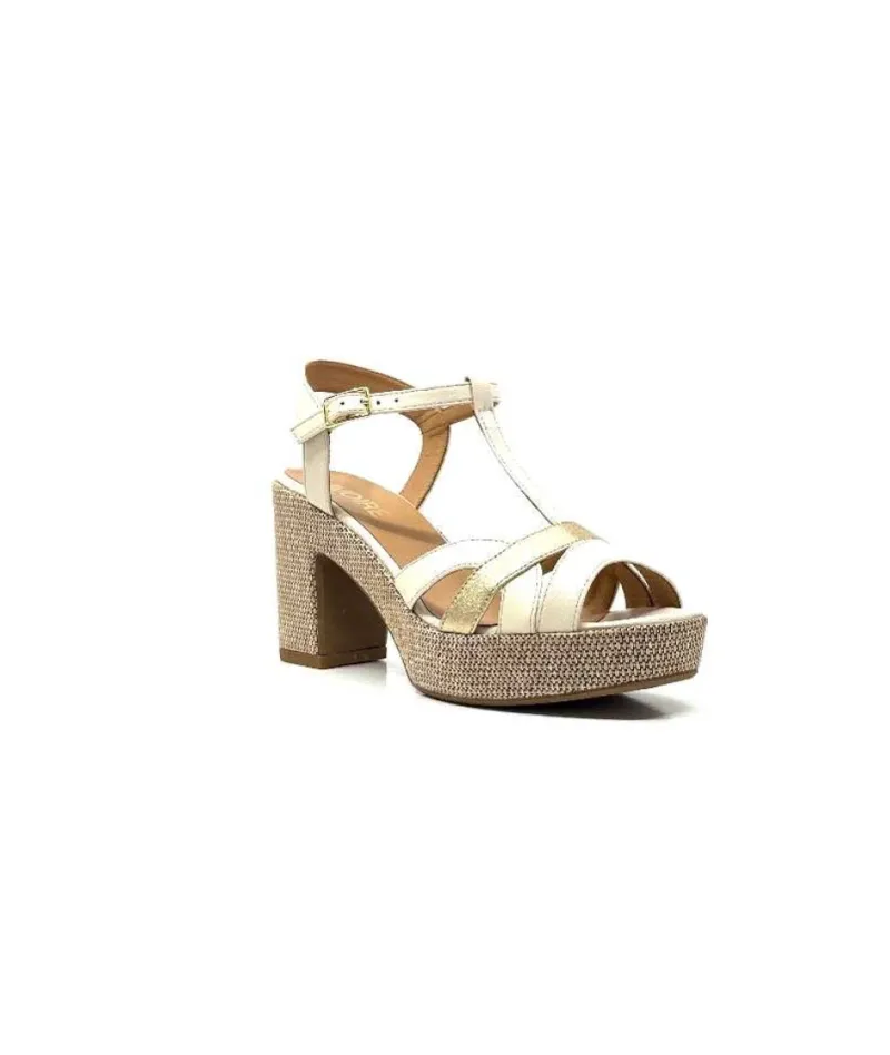 Ivoire 2131 Vera Cuir Creme Dore*Ivoire0551 Clearance