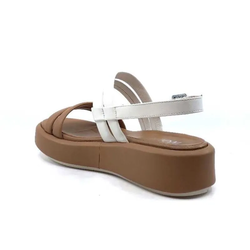 Ivoire 2056 Yara Cuir Marron & Blanc*Ivoire0551 Outlet