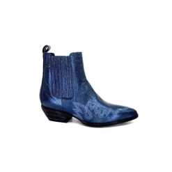 Ivoire Ar230 Cuir Metal Bleu Cobalt*Ivoire0341a New