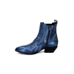 Ivoire Ar230 Cuir Metal Bleu Cobalt*Ivoire0341a New