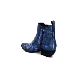 Ivoire Ar230 Cuir Metal Bleu Cobalt*Ivoire0341a New