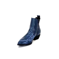 Ivoire Ar230 Cuir Metal Bleu Cobalt*Ivoire0341a New