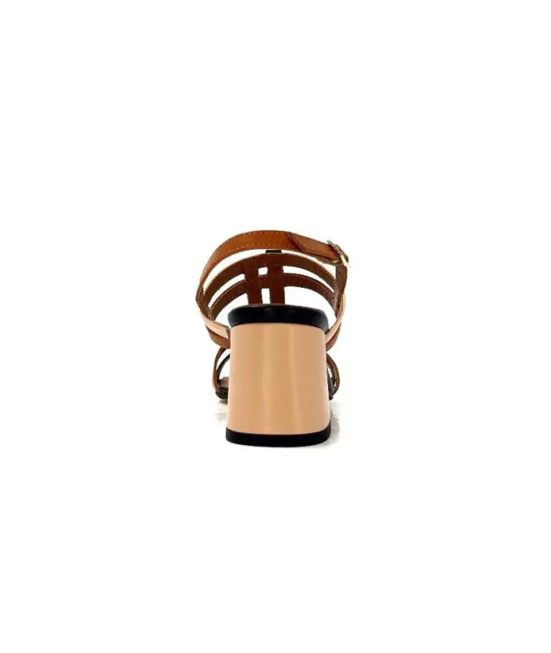 Ivoire B621 F Romagna Cuir Noir Cognac Nude*Ivoire0334 Sale