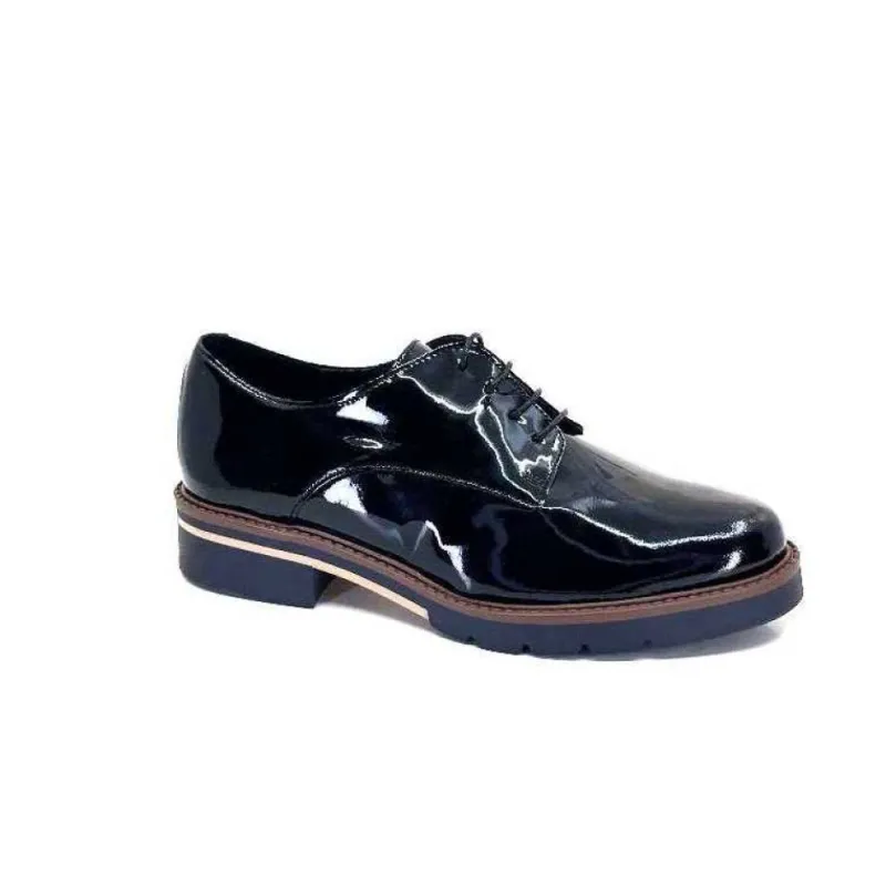 Ivoire 22034Ct Vernis Cuir Vernis Noir*We Do Clearance