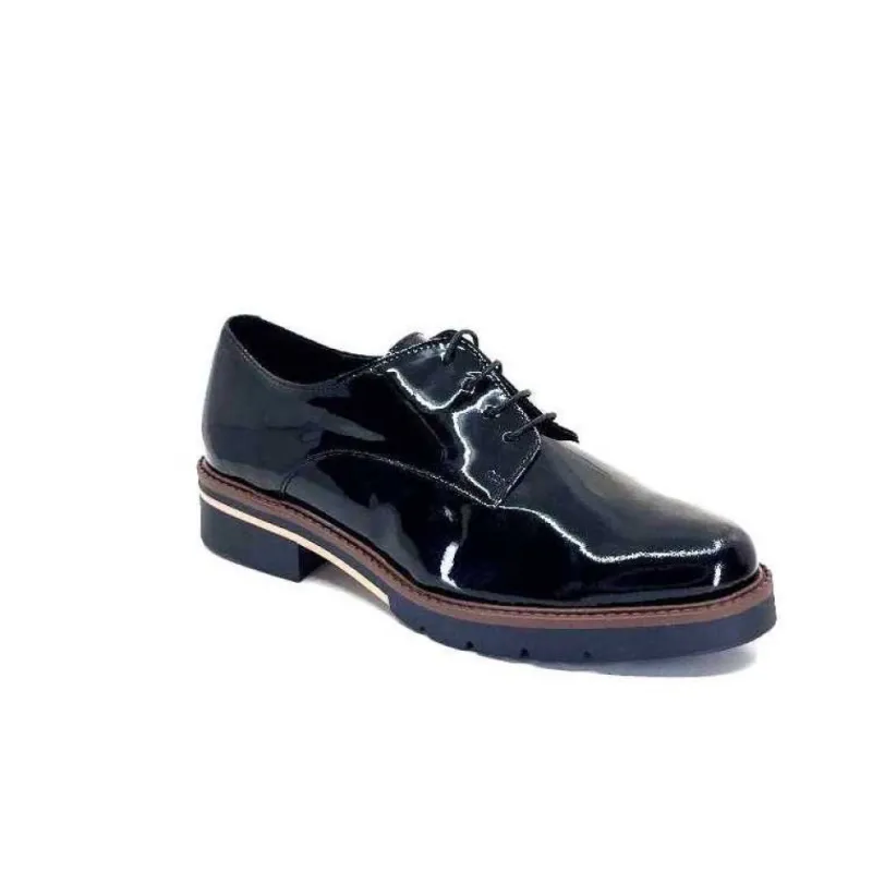 Ivoire 22034Ct Vernis Cuir Vernis Noir*We Do Clearance