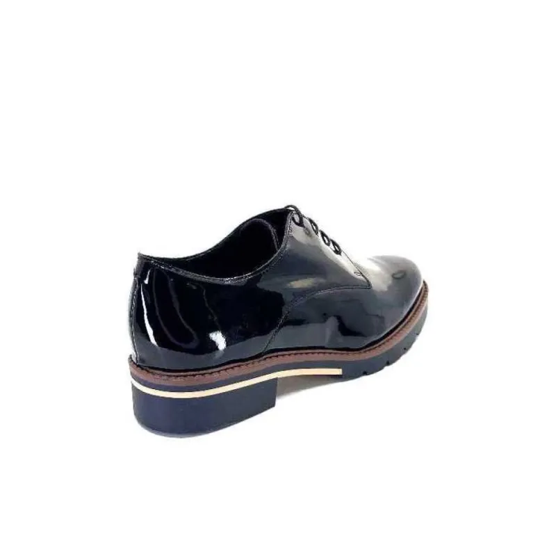 Ivoire 22034Ct Vernis Cuir Vernis Noir*We Do Clearance