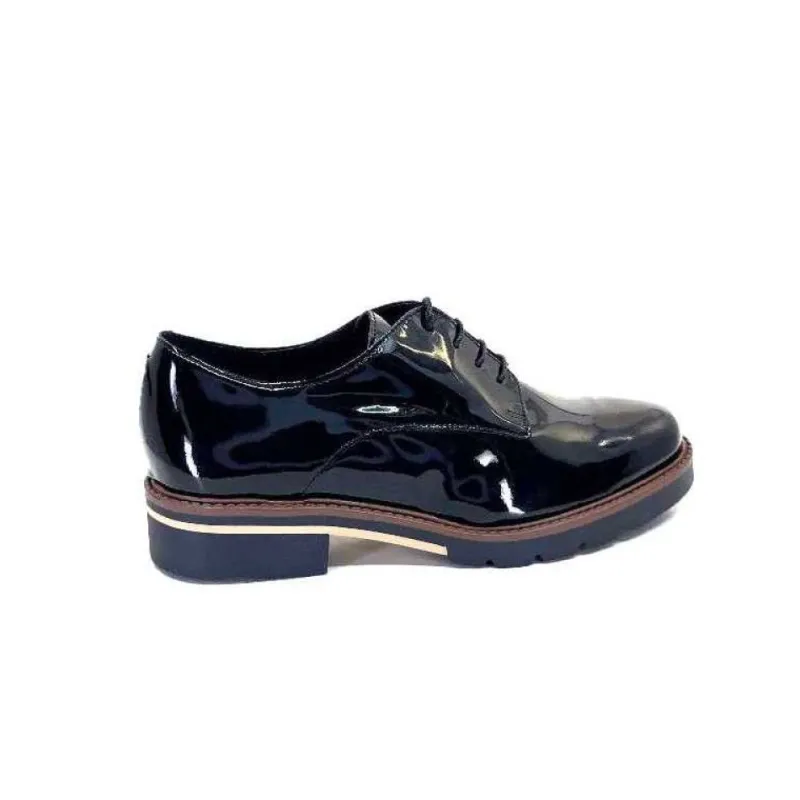 Ivoire 22034Ct Vernis Cuir Vernis Noir*We Do Clearance