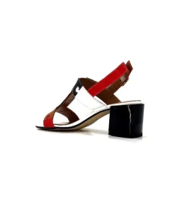 Ivoire F2105 Sardegna Cuir Blanc, Marron, Rouge & Noir*Ivoire0334 Online