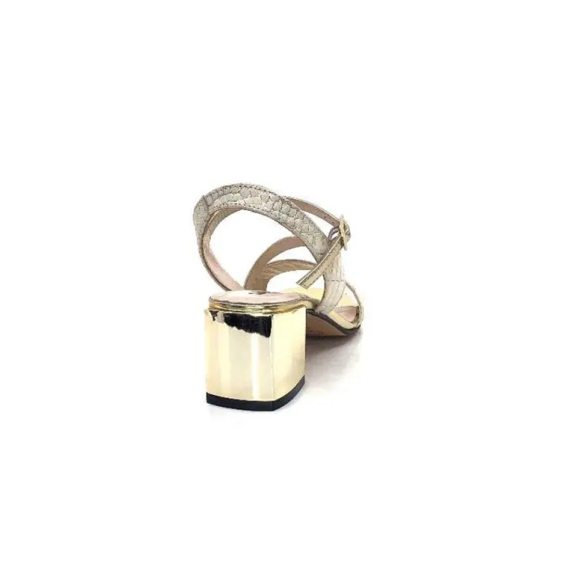 Ivoire F692 Sardegna Cuir Blanc & Or*Ivoire0334