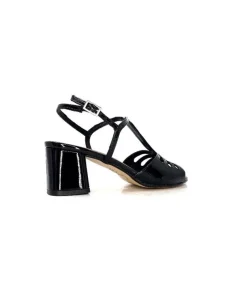 Ivoire F2295 Venezia Cuir Vernis Noir*Ivoire0334 Clearance