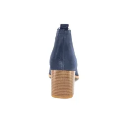 Ivoire S674 Cuir Daim Bleu Marine*Ivoire0352a Clearance