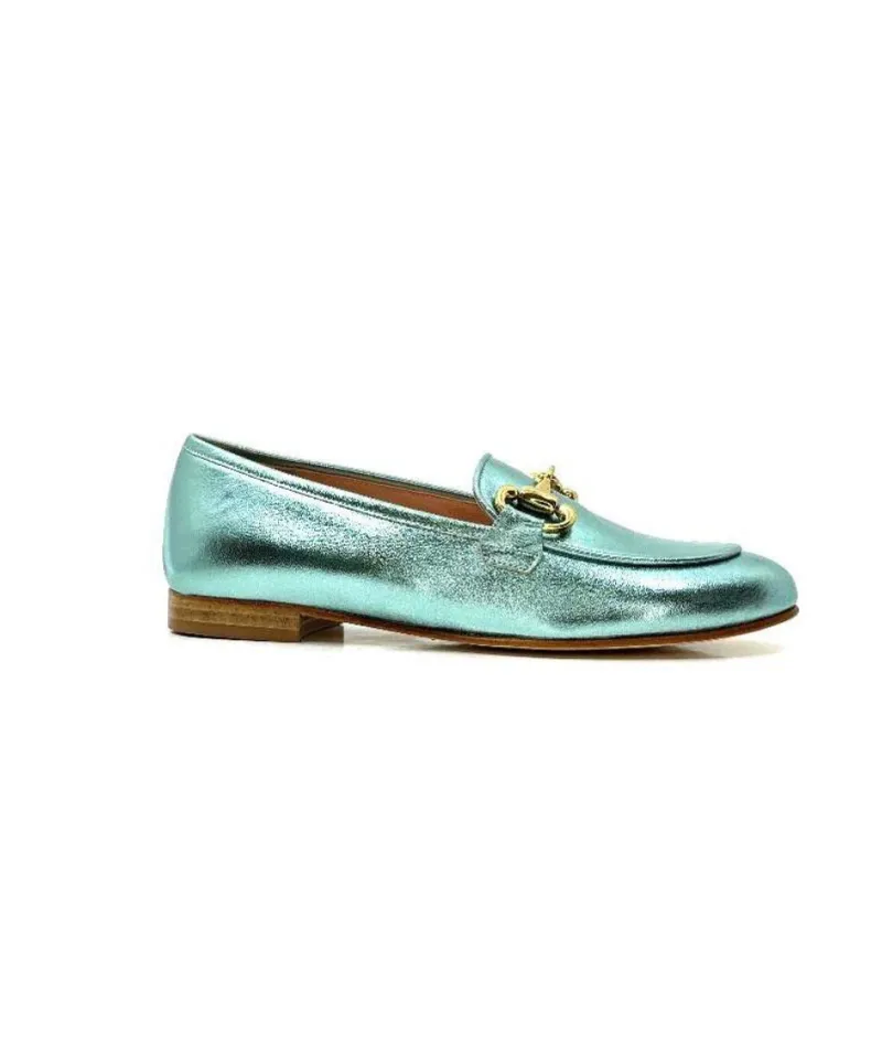 Ivoire S102 Cuir Metal Turquoise*eclair paris Sale