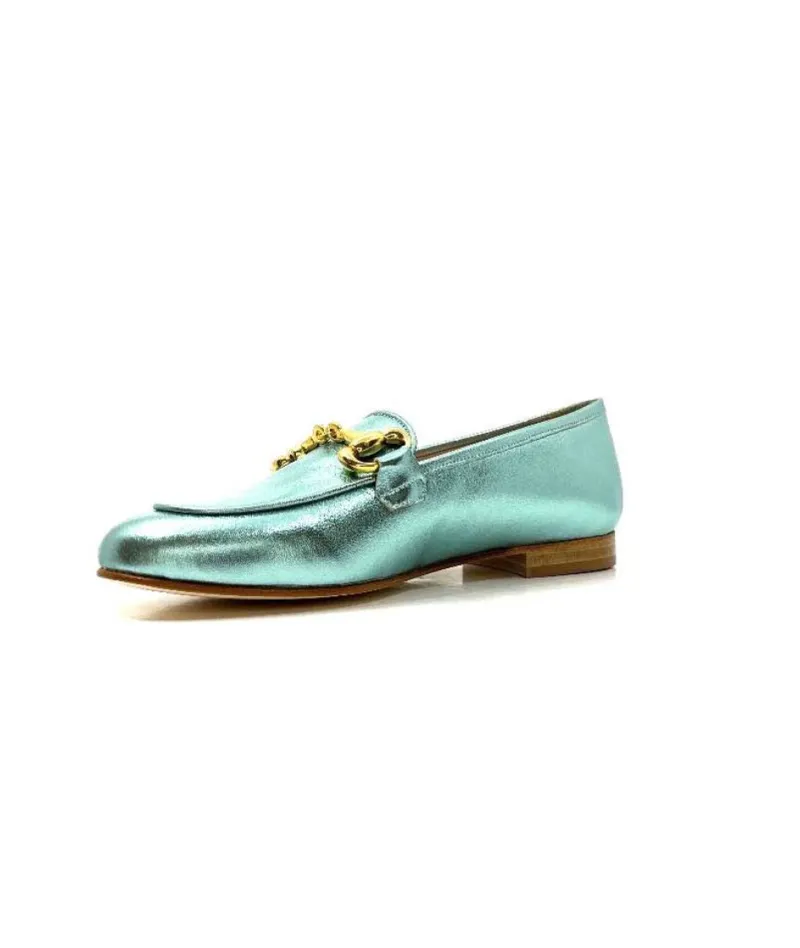 Ivoire S102 Cuir Metal Turquoise*eclair paris Sale