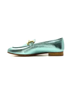 Ivoire S102 Cuir Metal Turquoise*eclair paris Sale