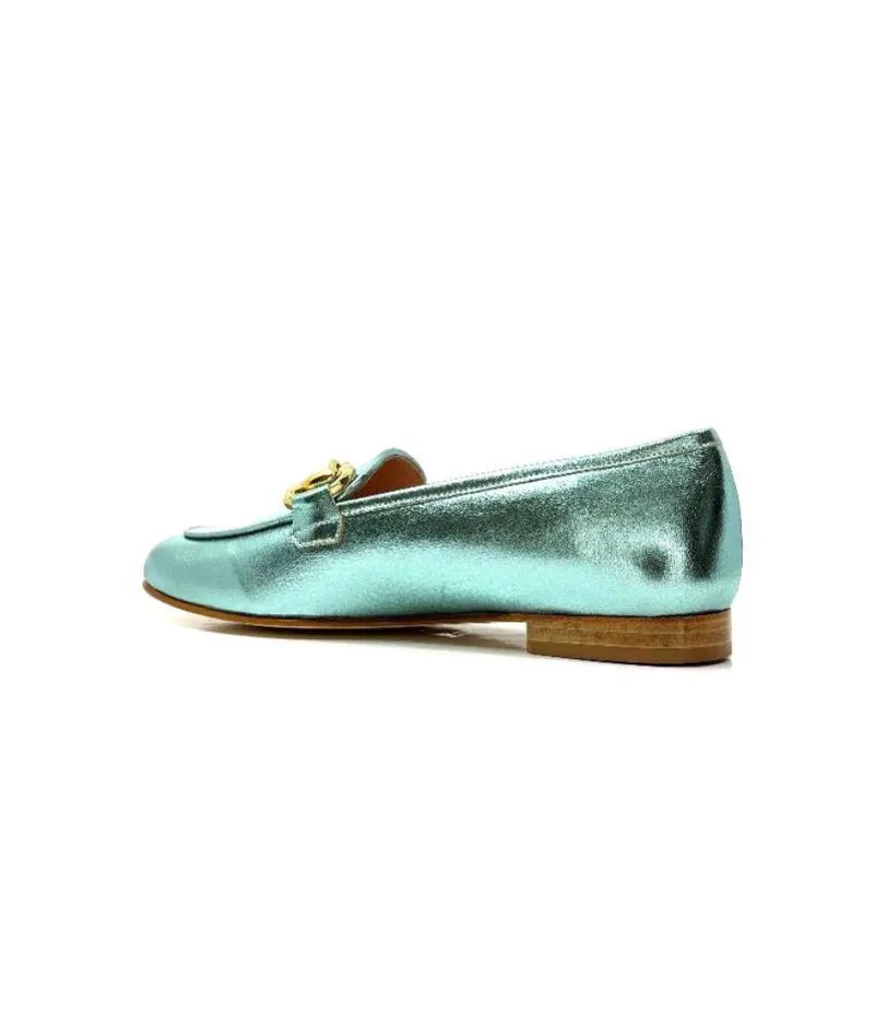 Ivoire S102 Cuir Metal Turquoise*eclair paris Sale