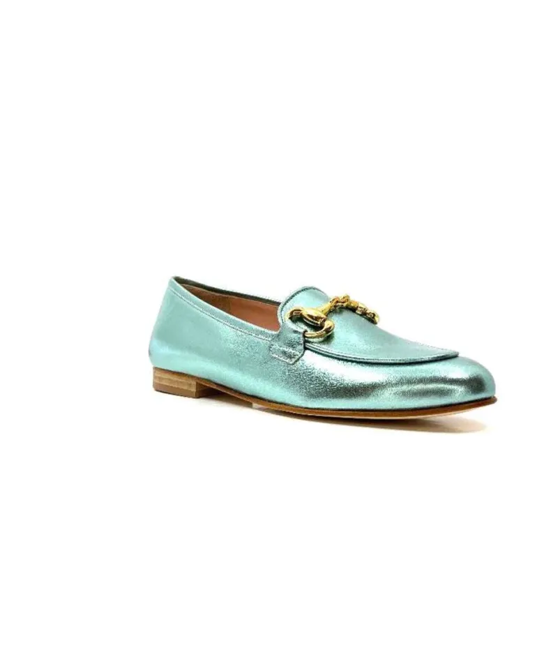 Ivoire S102 Cuir Metal Turquoise*eclair paris Sale
