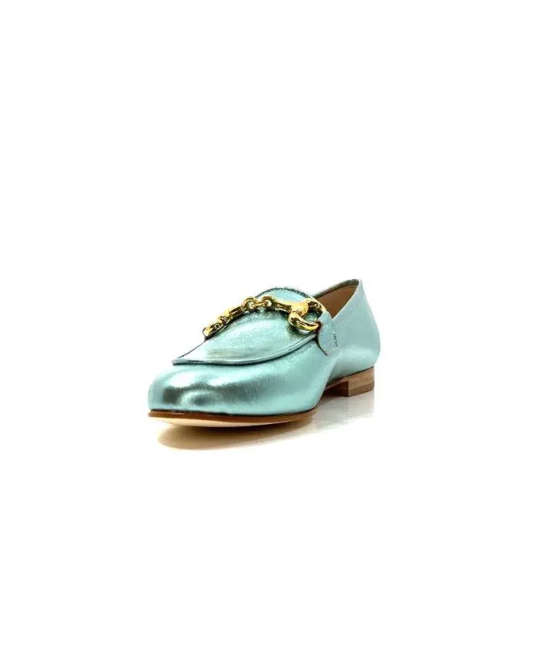 Ivoire S102 Cuir Metal Turquoise*eclair paris Sale