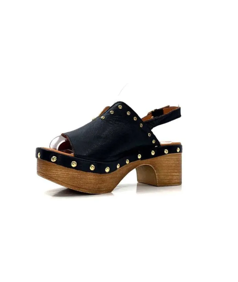 Ivoire Tkn05 Cuir Noir*gloria New