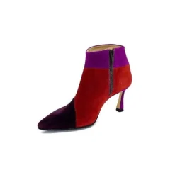 Tr1672 Daim Prune Rouge Fushia*l'arianna New