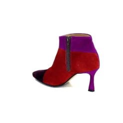 Tr1672 Daim Prune Rouge Fushia*l'arianna New
