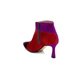 Tr1672 Daim Prune Rouge Fushia*l'arianna New