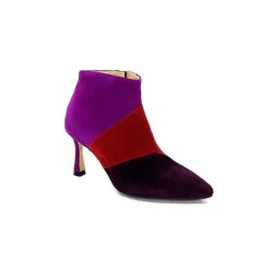 Tr1672 Daim Prune Rouge Fushia*l'arianna New
