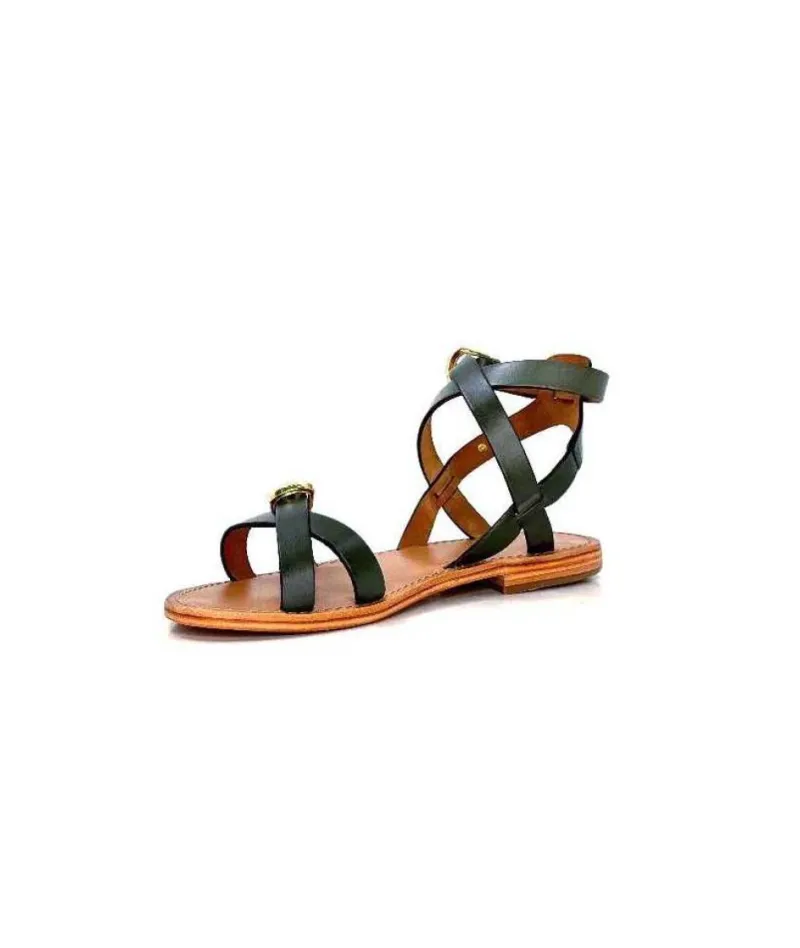 Les Tropeziennes Hepana Cuir Vert Tilleul*Les Tropéziennes par M.Belarbi New