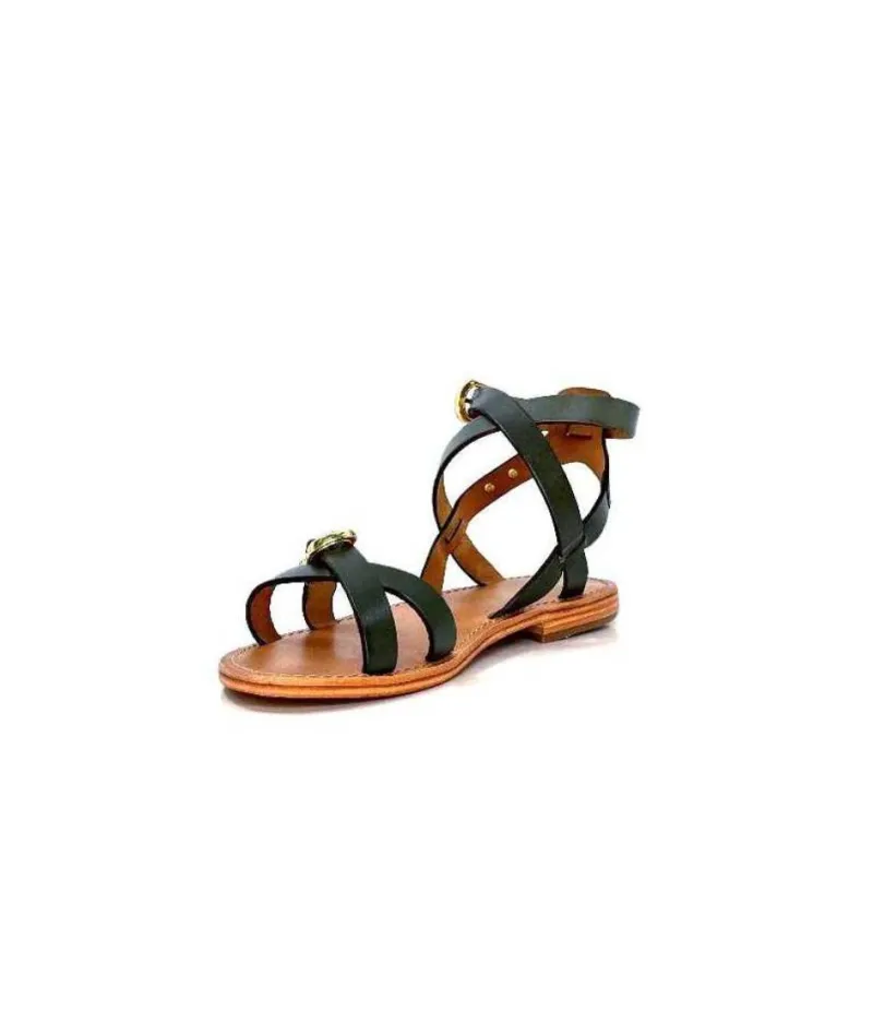 Les Tropeziennes Hepana Cuir Vert Tilleul*Les Tropéziennes par M.Belarbi New