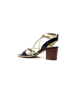 Les Tropeziennes Lilon Cuir Noir & Or*Les Tropéziennes par M.Belarbi Hot