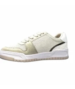 Ba3093Tx306 Suede Textile Blanc Glitter*Liu.Jo New