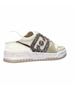 Ba3093Tx306 Suede Textile Blanc Glitter*Liu.Jo New